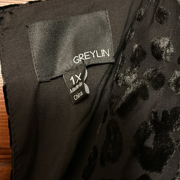 Anthropologie Burnout velvet jumpsuit - Picture 4 of 5